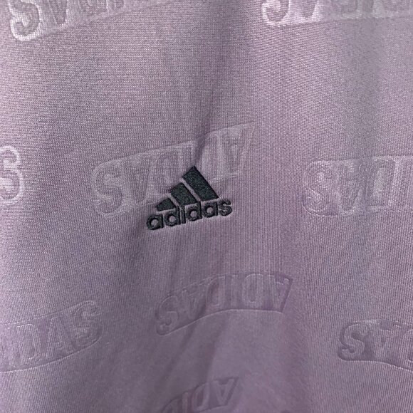 Adidas Mens Shadow Violet Hoodie Size S Regular Fit 100% Polyester - Picture 3 of 11